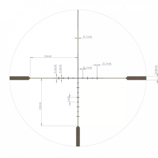 Artelv CRS Fiber 1-10x28 SFP 34мм